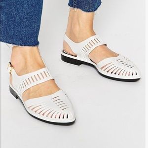 NWOT Melissa & Jason Wu Magda Cut Out Slingback Shoes